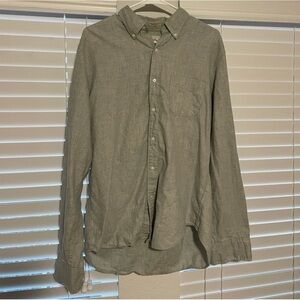 Light Gray J. Crew Button Down - Size L